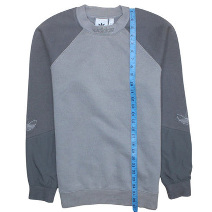 Mens UK Size S adidas Grey Pullover Sweatshirt
