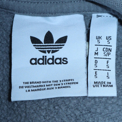 Mens UK Size S adidas Grey Pullover Sweatshirt