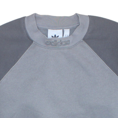 Mens UK Size S adidas Grey Pullover Sweatshirt