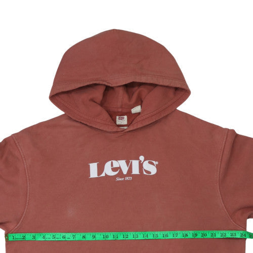 Mens UK Size L Levi's Brown Pullover Hoodie