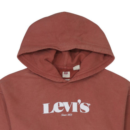 Mens UK Size L Levi's Brown Pullover Hoodie