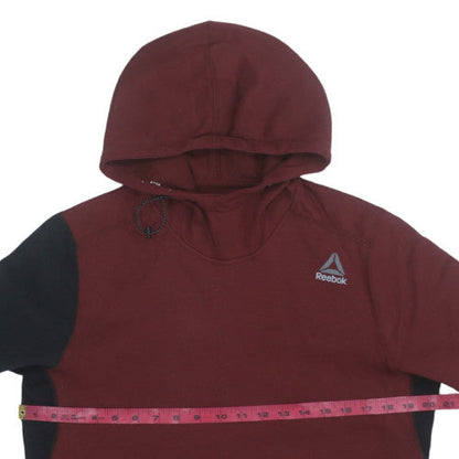 Mens UK Size M Reebok Red Pullover Hoodie