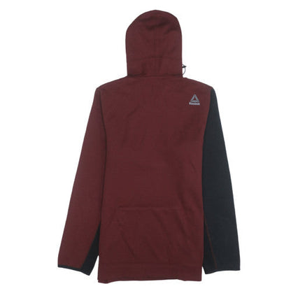 Mens UK Size M Reebok Red Pullover Hoodie