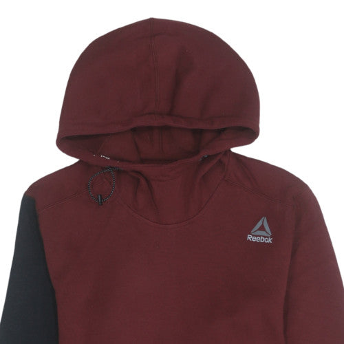 Mens UK Size M Reebok Red Pullover Hoodie