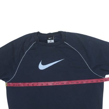 Mens UK Size S Nike Blue Pullover Sweatshirt