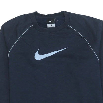 Mens UK Size S Nike Blue Pullover Sweatshirt