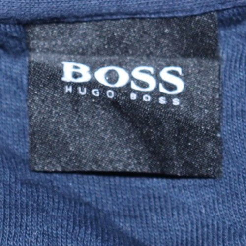 Mens UK Size M HUGO BOSS Blue Pullover Sweatshirt