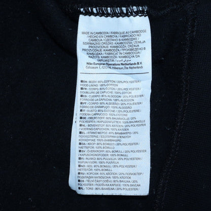 Mens UK Size L Nike Black Pullover Hoodie