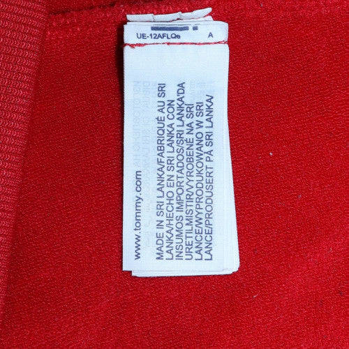 Mens UK Size M Tommy Sport Red Pullover Hoodie