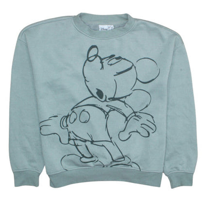 Womens UK Size XS Disney Blue Pullover Sweatshirt
