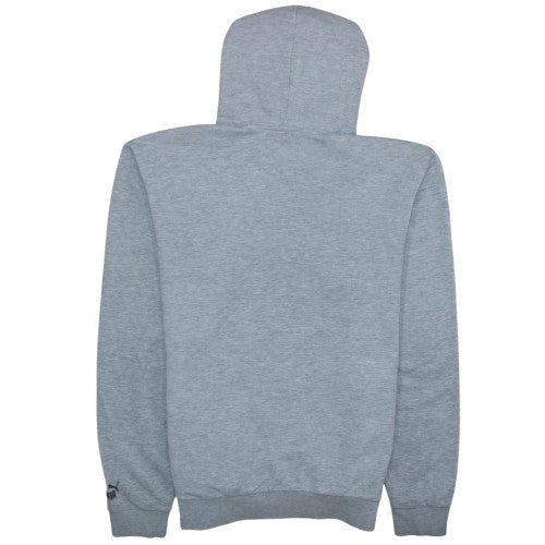 Mens UK Size L PUMA Grey Pullover Hoodie
