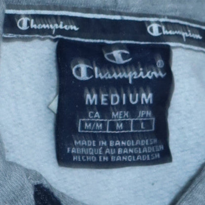 Mens UK Size M Champion Grey Pullover Hoodie