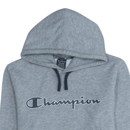 Mens UK Size M Champion Grey Pullover Hoodie