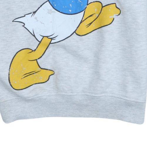 Womens UK Size 2XS Disney Grey Pullover Sweatshirt