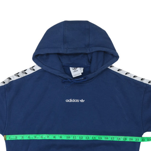 Mens UK Size S adidas Blue Pullover Hoodie