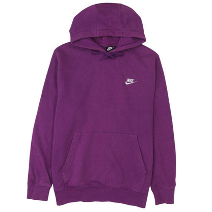 Womens UK Size L Nike Purple Pullover Hoodie