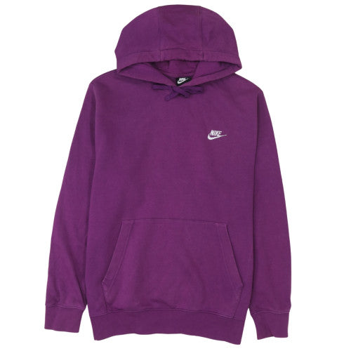 Womens UK Size L Nike Purple Pullover Hoodie