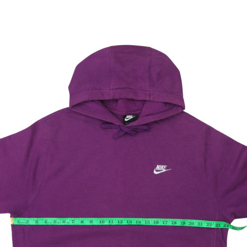 Womens UK Size L Nike Purple Pullover Hoodie