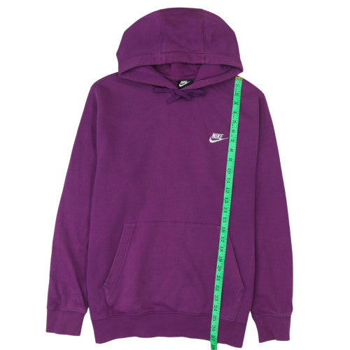 Womens UK Size L Nike Purple Pullover Hoodie
