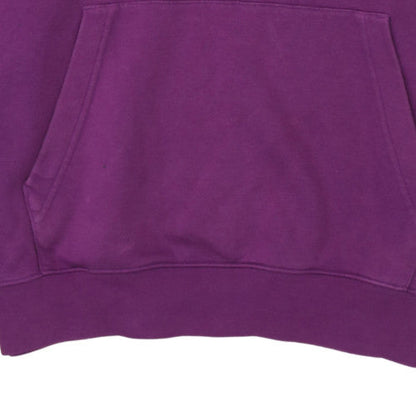 Womens UK Size L Nike Purple Pullover Hoodie
