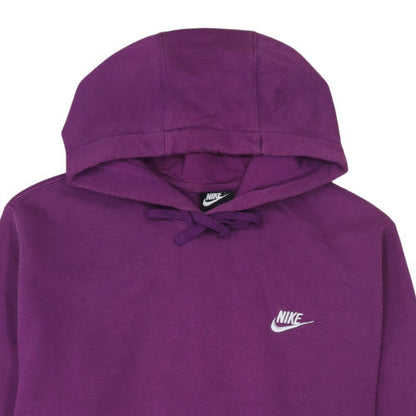 Womens UK Size L Nike Purple Pullover Hoodie
