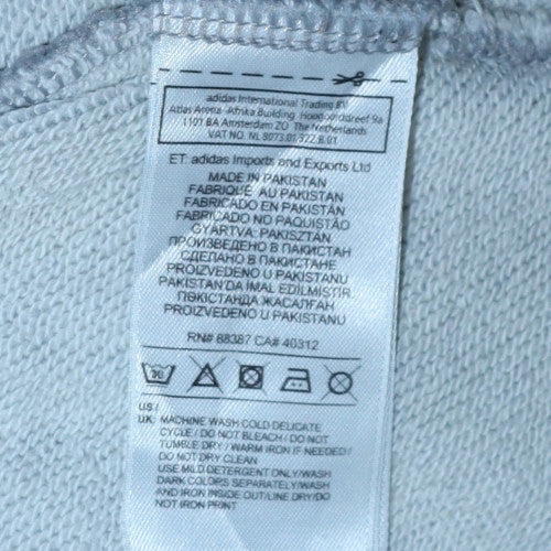 Womens UK Size 8 adidas Grey Pullover Hoodie