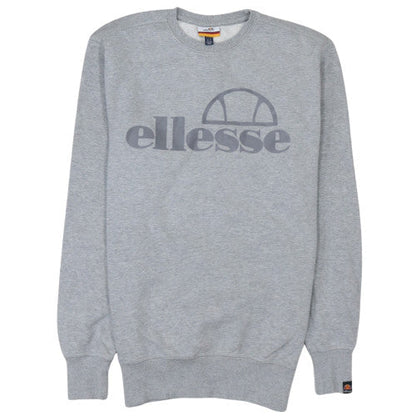 Mens UK Size S ellesse Grey Pullover Sweatshirt