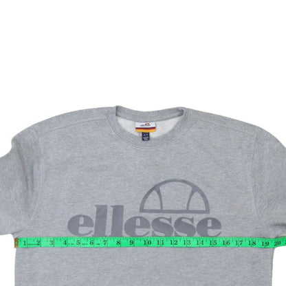 Mens UK Size S ellesse Grey Pullover Sweatshirt