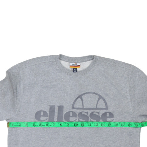 Mens UK Size S ellesse Grey Pullover Sweatshirt