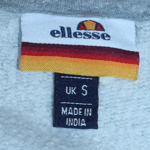 Mens UK Size S ellesse Grey Pullover Sweatshirt