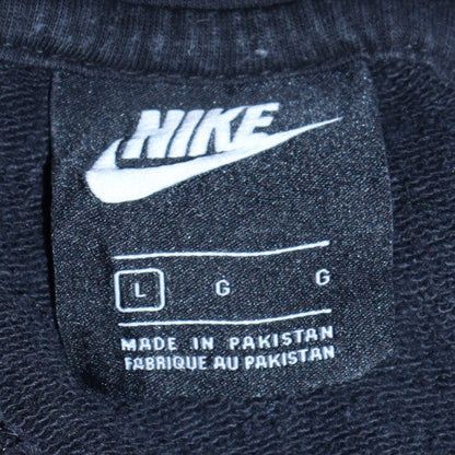 Mens UK Size L Nike Black Pullover Hoodie