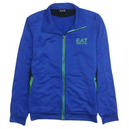 Emporio Armani EA7 Blue Men's XL Track Jacket Full Zip Sports Top