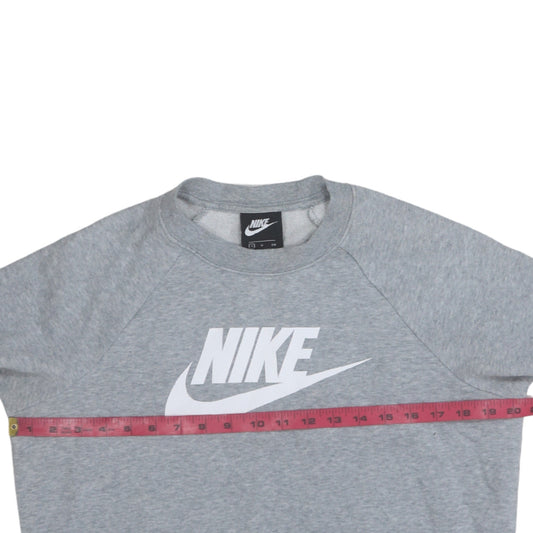 Womens UK Size S Nike Grey Pullover Sweatshirt
