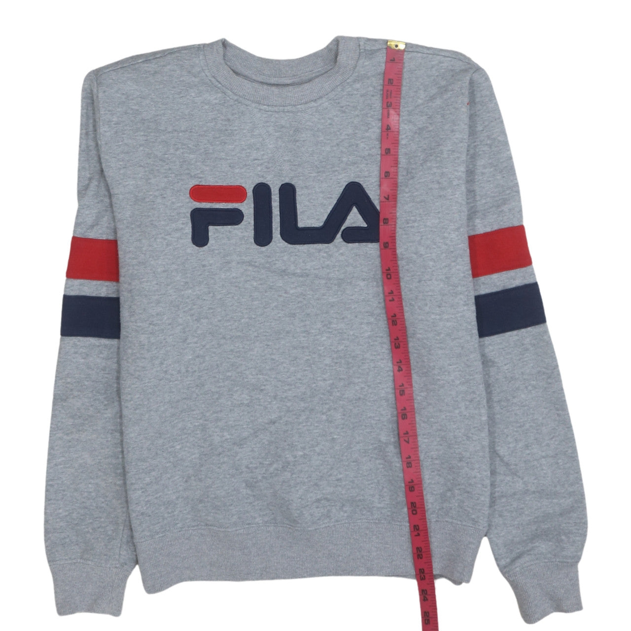 Womens UK Size S FILA Grey Pullover Sweatshirt
