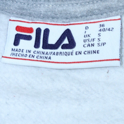 Womens UK Size S FILA Grey Pullover Sweatshirt