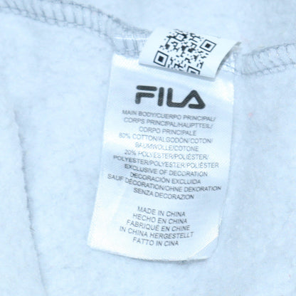 Womens UK Size S FILA Grey Pullover Sweatshirt