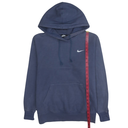 Mens UK Size M Nike Blue Pullover Hoodie