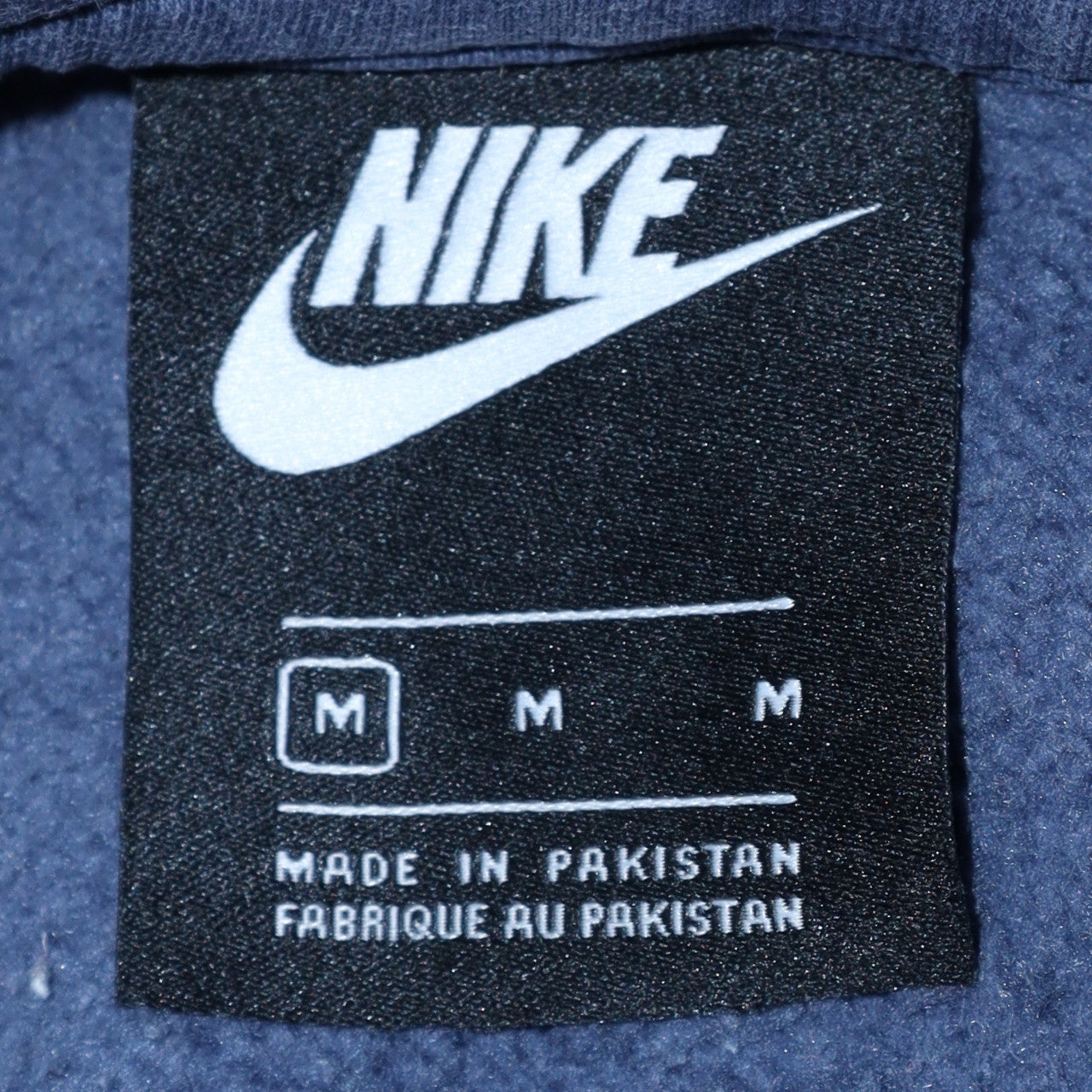 Mens UK Size M Nike Blue Pullover Hoodie