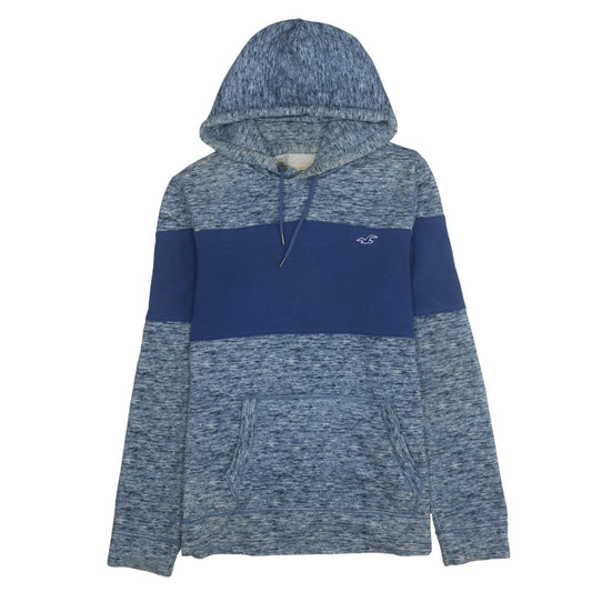 Mens UK Size M Hollister Blue Pullover Hoodie