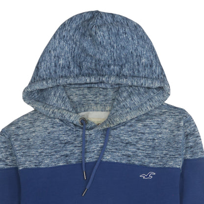 Mens UK Size M Hollister Blue Pullover Hoodie