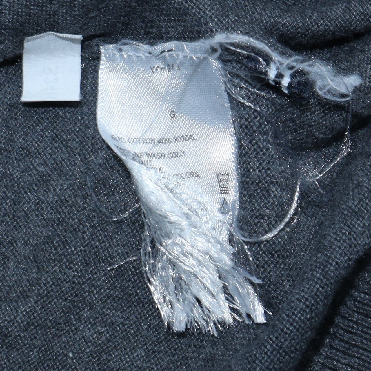 Nautica Men's Grey V-Neck Cotton Modal Pullover Jumper Size L