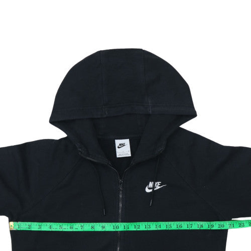 Mens UK Size S Nike Black Full Zip Hoodie
