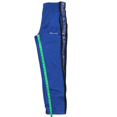Champion Men's Blue XS Jogger Track Pants USA Logo