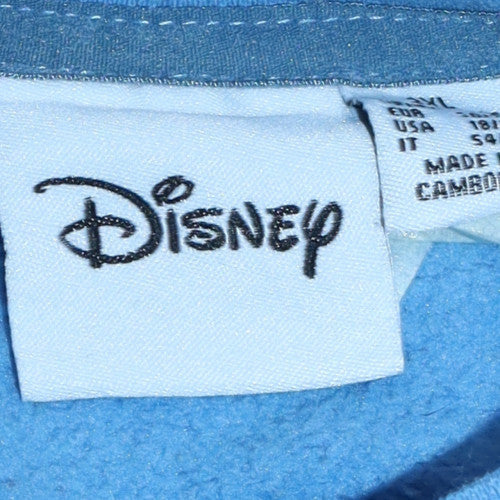 Womens UK Size M Disney Blue Pullover Sweatshirt
