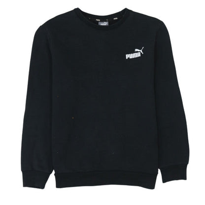 Womens UK Size M PUMA Black Pullover Sweatshirt