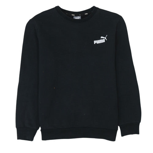 Womens UK Size M PUMA Black Pullover Sweatshirt