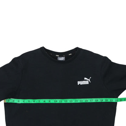 Womens UK Size M PUMA Black Pullover Sweatshirt