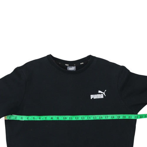 Womens UK Size M PUMA Black Pullover Sweatshirt