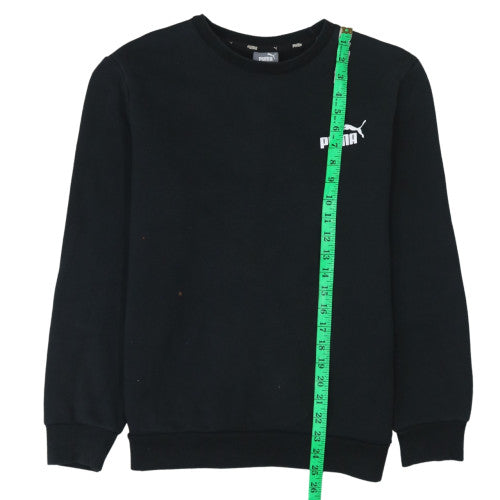 Womens UK Size M PUMA Black Pullover Sweatshirt
