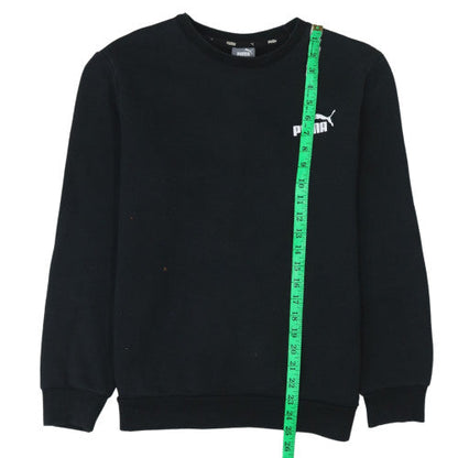 Womens UK Size M PUMA Black Pullover Sweatshirt